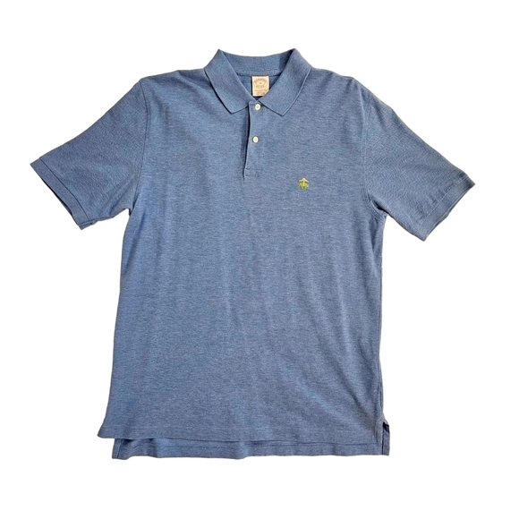 Brooks Brothers Blue Classic Embroidered Logo Polo - Picture 2 of 8
